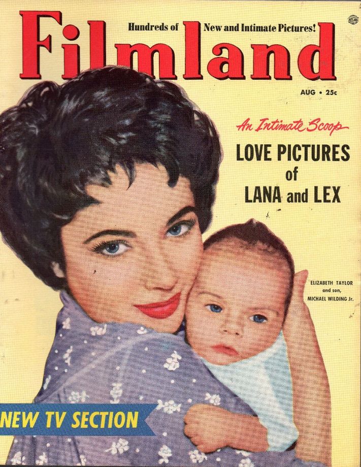 FILMLAND magazine side cover  Vol 3 # 6 August 1953