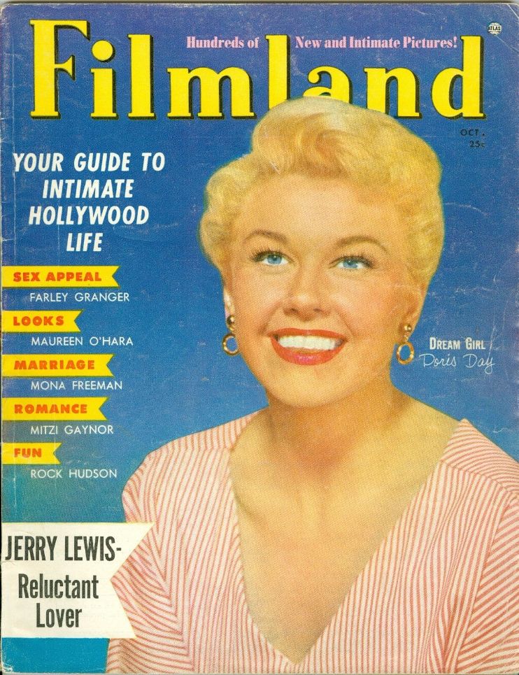 FILMLAND magazine side cover  Vol 3 # 7 October 1953