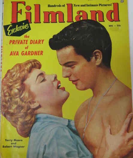 FILMLAND magazine side cover  Vol 3 # 8 December 1953