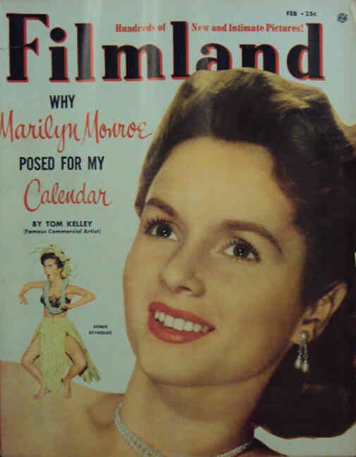 FILMLAND magazine side cover  Vol 4 # 1 February 1954