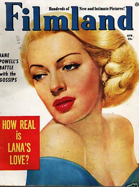 FILMLAND magazine side cover  Vol 4 # 2 April 1954