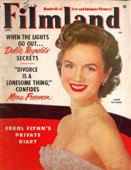FILMLAND magazine side cover September 1954