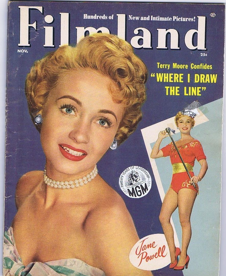 FILMLAND magazine side cover November 1954