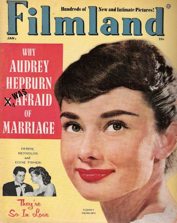 FILMLAND magazine side cover  Vol 5 # 1 January 1955