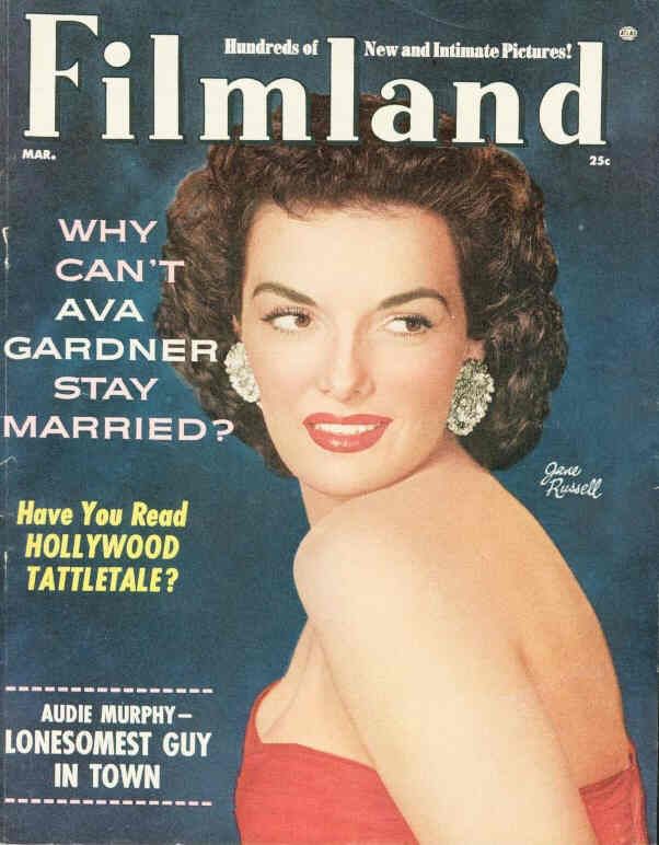 FILMLAND magazine side cover  Vol 5 # 2 March 1955