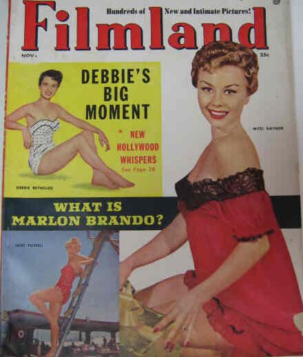 FILMLAND magazine side cover  Vol 5 # 6 November 1955