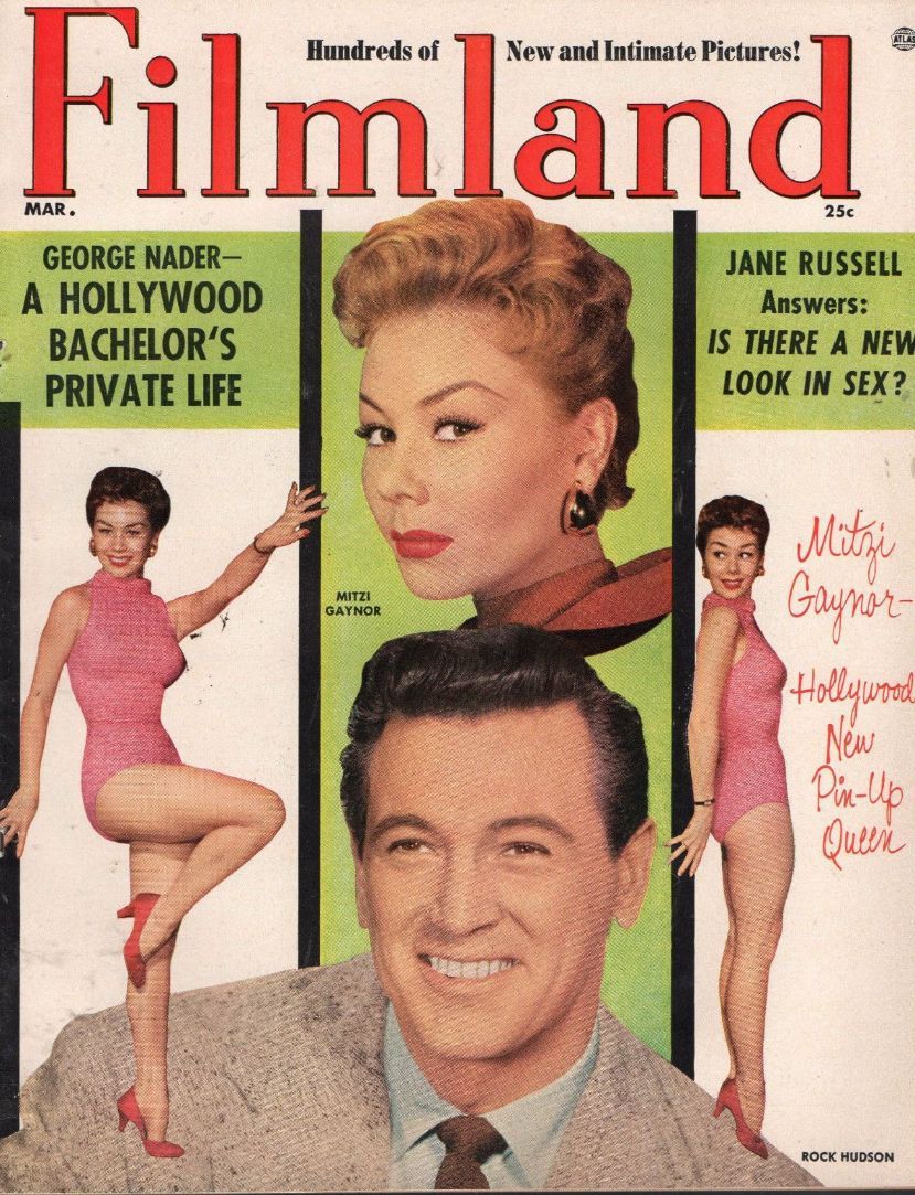 FILMLAND magazine side cover  Vol 6 # 2 March 1956