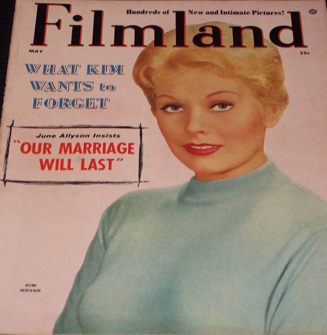 FILMLAND magazine side cover  Vol 6 # 3 May 1956