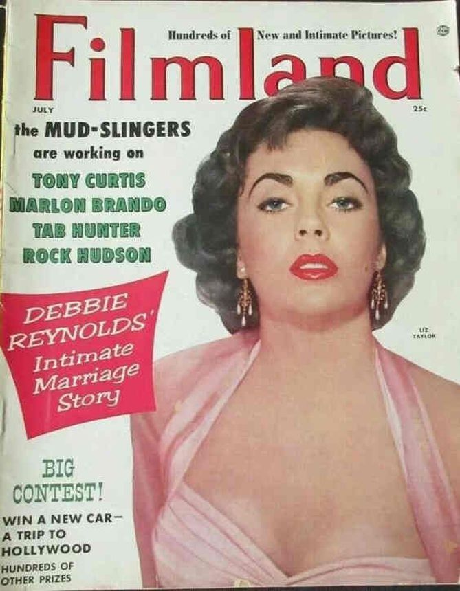 FILMLAND magazine side cover  Vol 6 # 4 July 1956