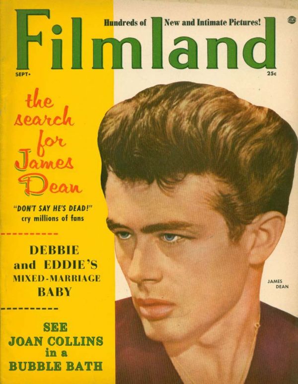 FILMLAND magazine side cover  Vol 6 # 5 September 1956