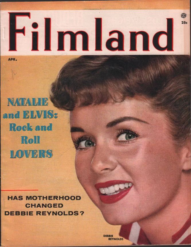 FILMLAND magazine side cover  Vol 7 # 2 April 1957