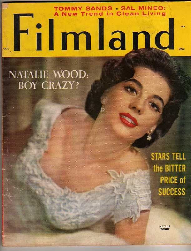 FILMLAND magazine side cover  Vol 7 # 5 October 1957