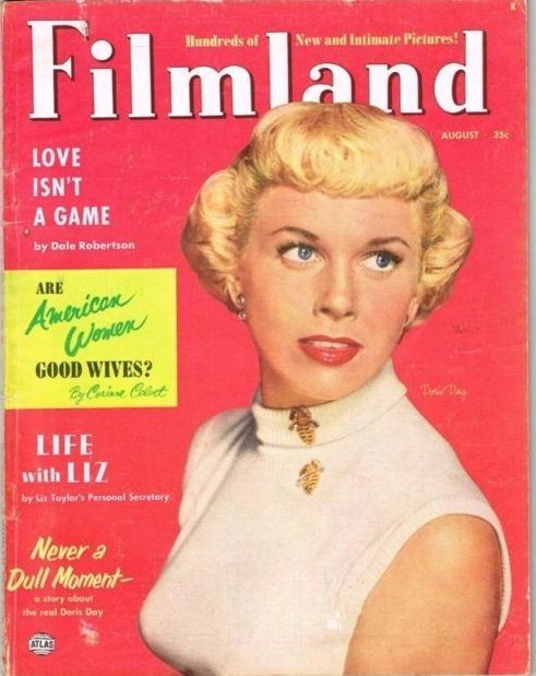 FILMLAND magazine side cover  Vol 2 # 4 August 1952