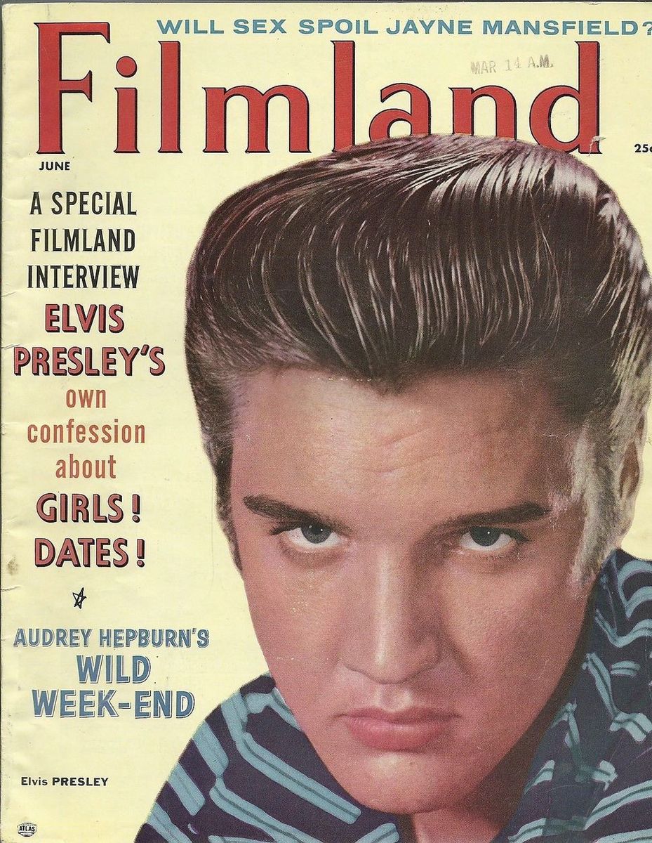FILMLAND magazine side cover  Vol 7 # 3 June 1957
