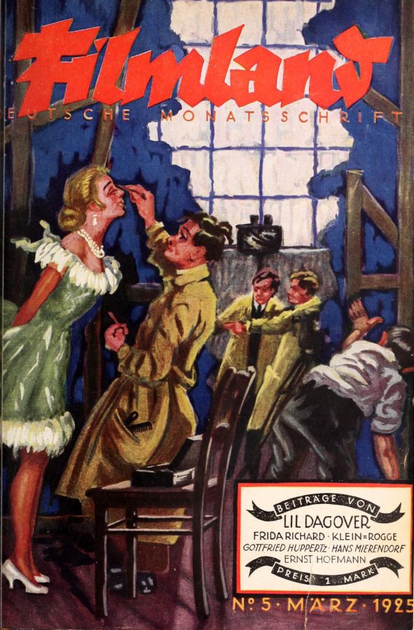 FILMLAND (Germany) magazine side cover Issue 5 March 1925