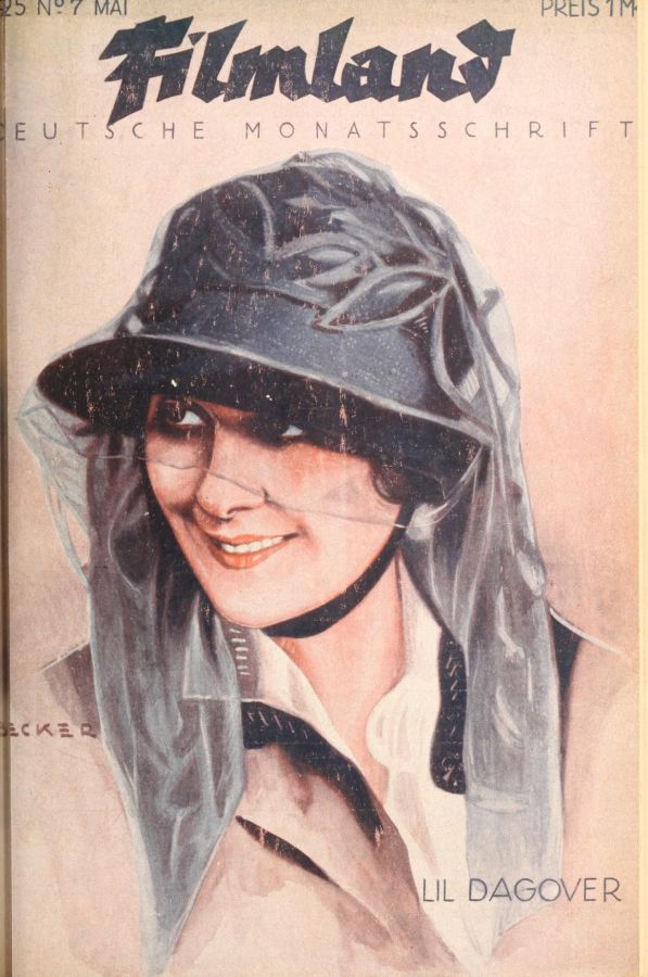 FILMLAND (Germany) magazine side cover Issue 7 May 1925