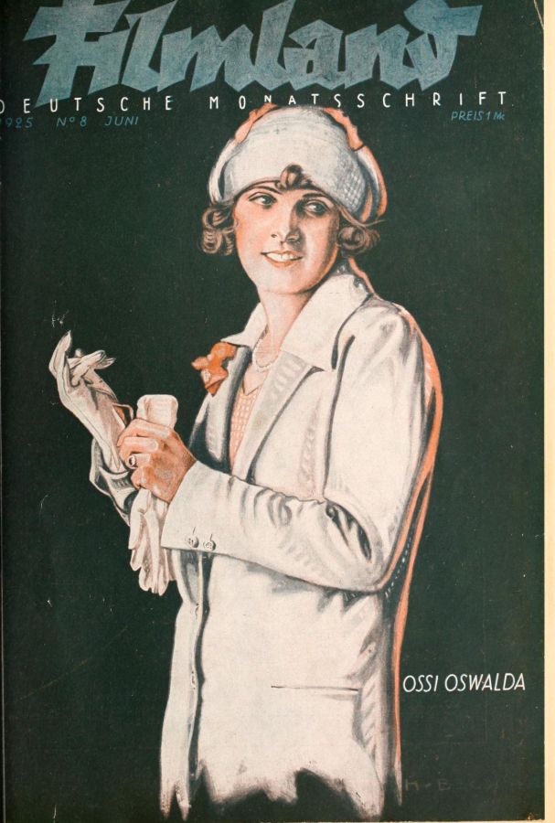 FILMLAND (Germany) magazine side cover Issue 8 June 1925