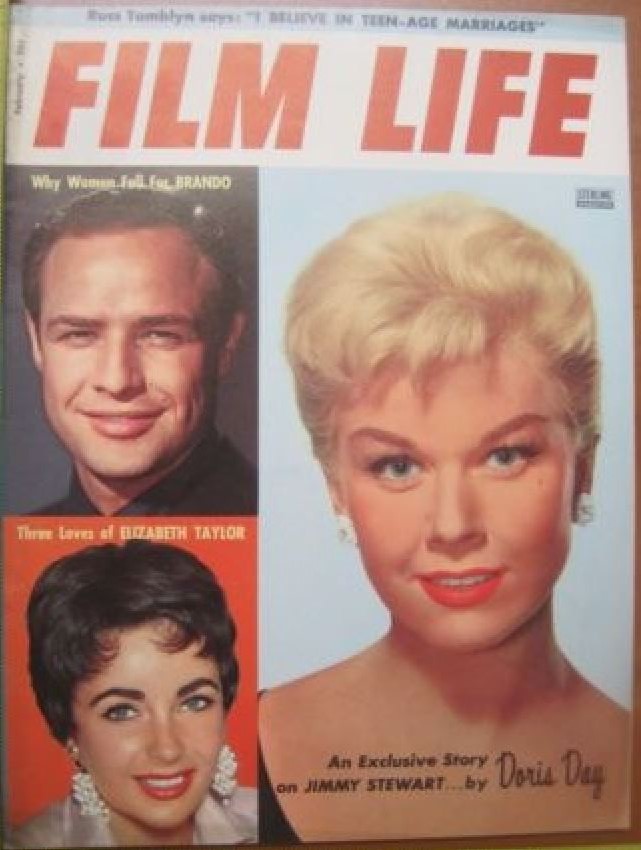 FILM LIFE magazine side cover February 1956
