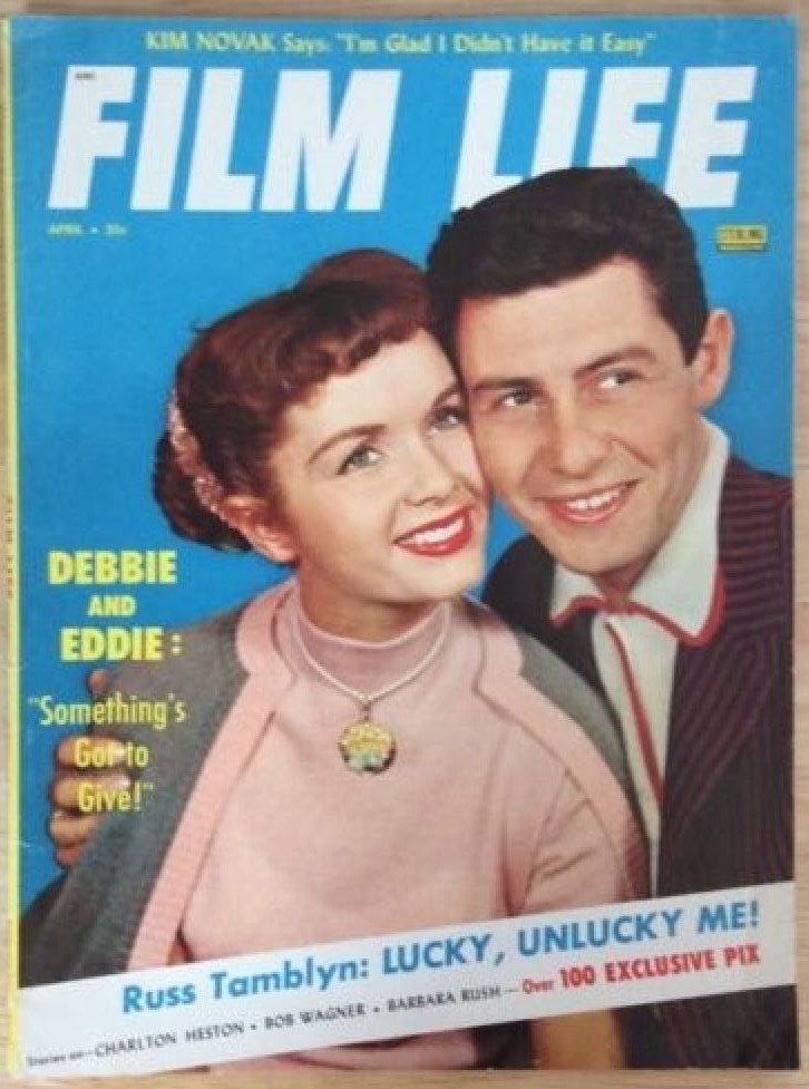 FILM LIFE magazine side cover April 1956