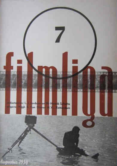 FILMLIGA magazine side cover Issue 7 August 1934