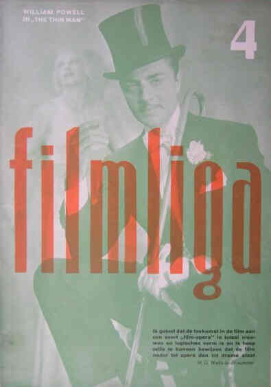 FILMLIGA magazine side cover Issue 4  1935