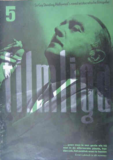 FILMLIGA magazine side cover Issue 5  1935