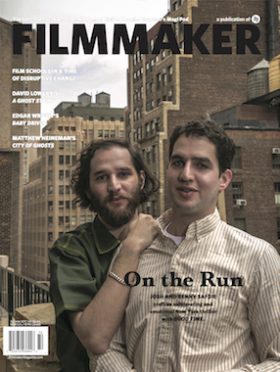 FILMMAKER magazine side cover Issue 99 Summer 2017