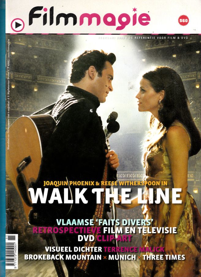 FILMMAGIE magazine side cover Issue 560 February 2006