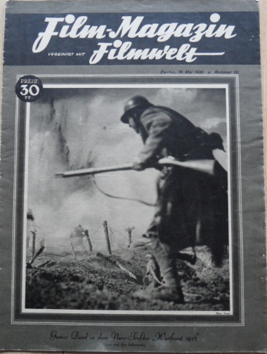 FILM-MAGAZIN magazine side cover Issue 20 18 May 1930