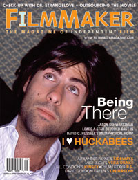 FILMMAKER magazine side cover Issue 49 September/October/November 2004