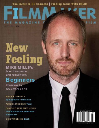FILMMAKER magazine side cover Issue 75 March/April/May 2011