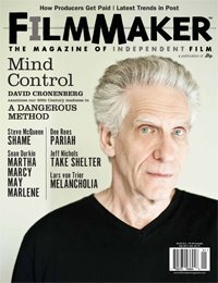 FILMMAKER magazine side cover Issue 77 September/October/November 2011