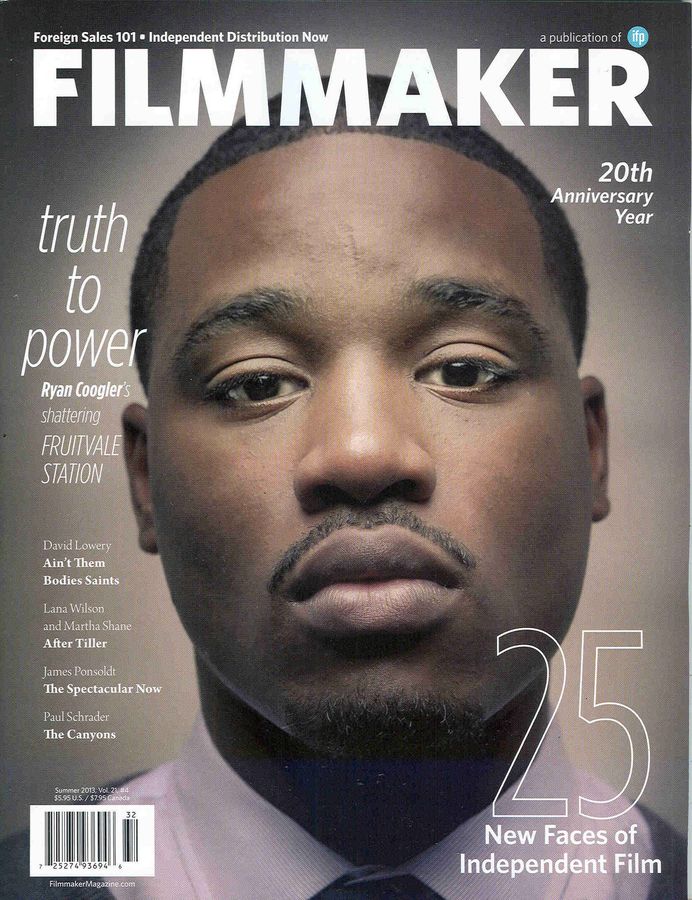 FILMMAKER magazine side cover Summer 2013