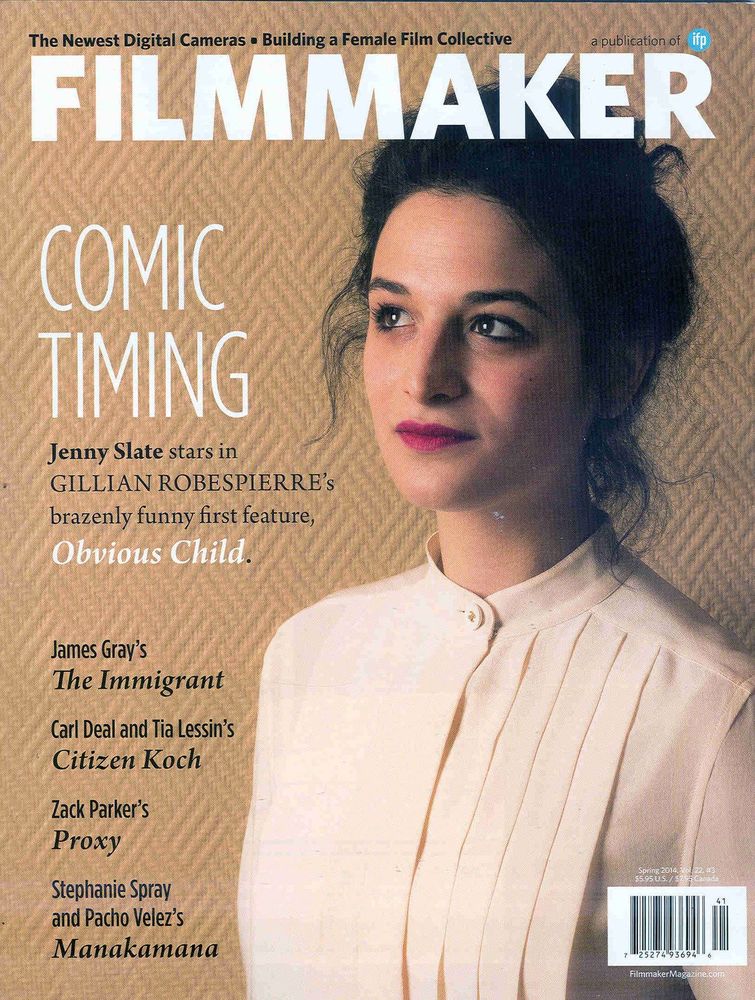 FILMMAKER magazine side cover  Vol 22 # 3 Spring 2014