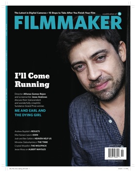 FILMMAKER magazine side cover Spring 2015