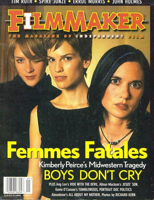 FILMMAKER magazine side cover Issue 29 September/October/November 1999