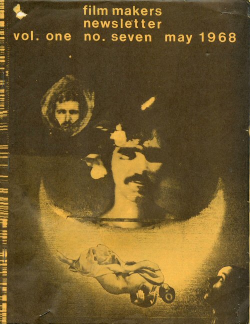FILMMAKERS magazine side cover Issue 7 May 1968