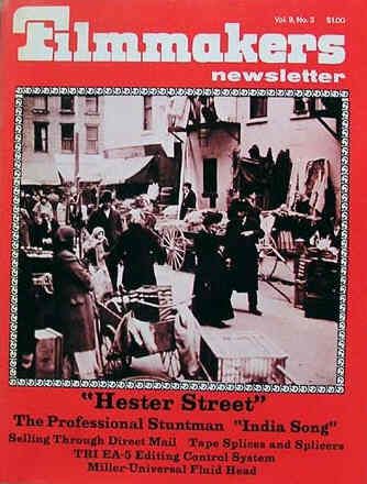 FILMMAKERS magazine side cover Issue 101 Vol 9 # 3 January 1976