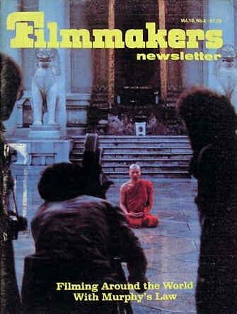 FILMMAKERS magazine side cover Issue 116 Vol 10 # 6 April 1977