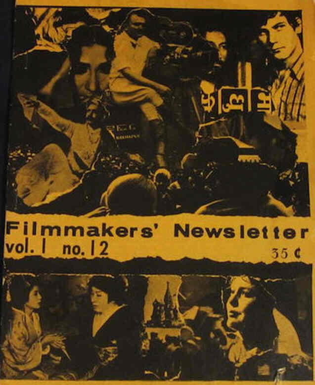 FILMMAKERS magazine side cover Issue 12 October 1968