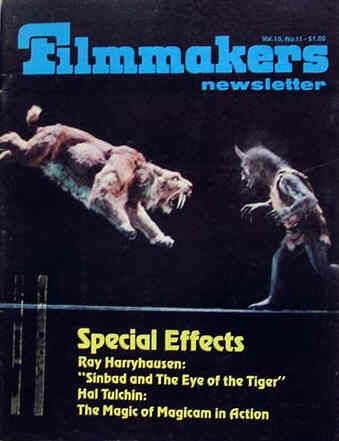 FILMMAKERS magazine side cover Issue 121 Vol 10 # 11 September 1977