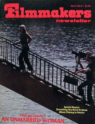 FILMMAKERS magazine side cover Issue 128 Vol 11 # 6 April 1978