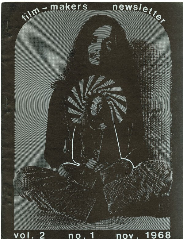 FILMMAKERS magazine side cover Issue 13  Vol 2 # 1 November 1968