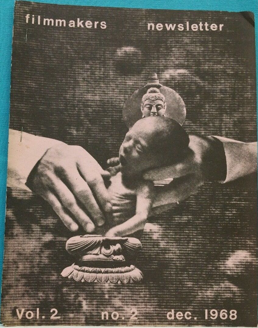 FILMMAKERS magazine side cover Issue 14  Vol 2 # 2 December 1968