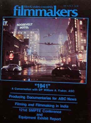 FILMMAKERS magazine side cover Issue 148 Vol 13 # 2 December 1979