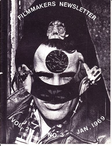 FILMMAKERS magazine side cover Issue 15  Vol 2 # 3 January 1969