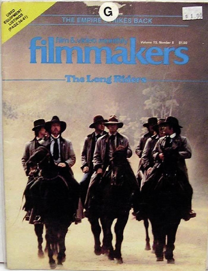 FILMMAKERS magazine side cover Issue 154 Vol 13 # 8 June 1980