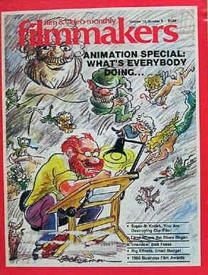 FILMMAKERS magazine side cover Issue 155 Vol 13 # 9 July 1980