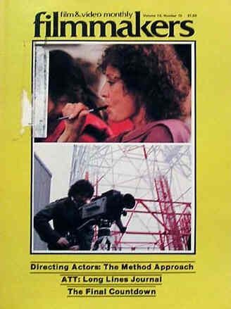 FILMMAKERS magazine side cover Issue 156 Vol 13 # 10 August 1980