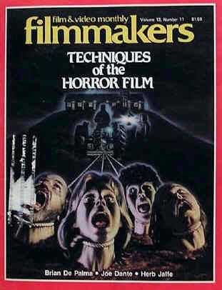 FILMMAKERS magazine side cover Issue 157 Vol 13 # 11 September 1980